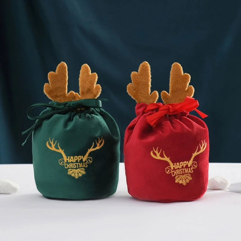 

Versatile Christmas Party Drawstring Bag for Wedding Favor and Small Gifts