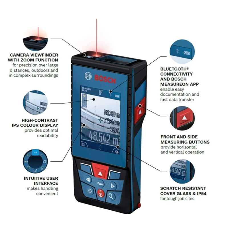ボッシュ 100 メートルレーザー距離計内蔵 Bluetooth カメラ GLM ボッシュ 100 メートルレーザー距離計内蔵 Bluetooth カメラ GLM