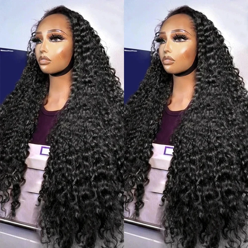 

Deep Wave 13x4 3x6 HD Lace Frontal Wig Curly Lace Front Human Hair Wigs For Women Brazilian Wet And Wavy Water Lace Wig