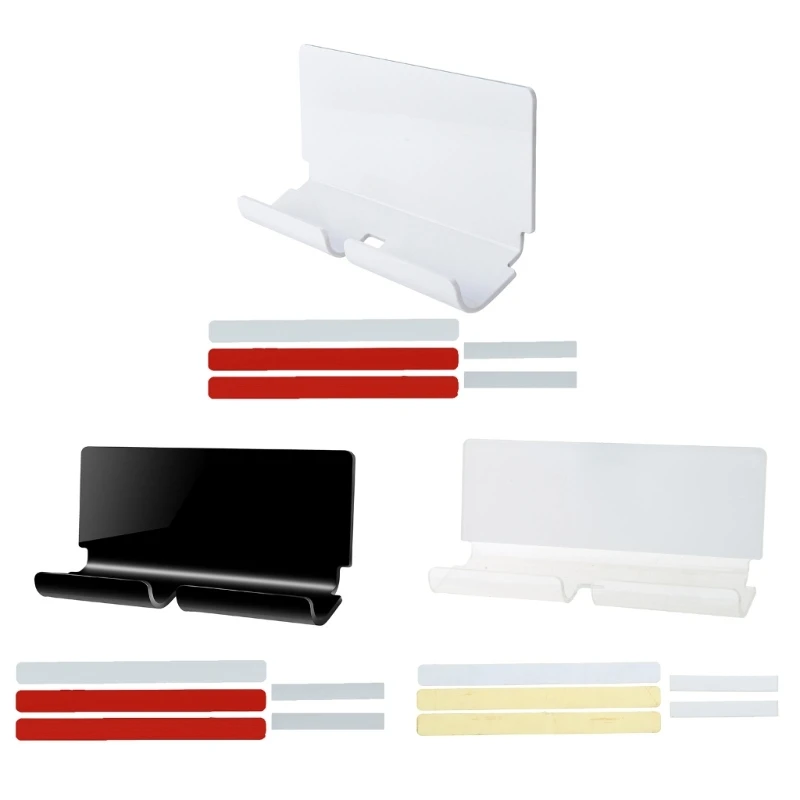 

Adhesive Wall Mount Phone Holder for Kitchen,Office, Bedside Shelf Widely Used