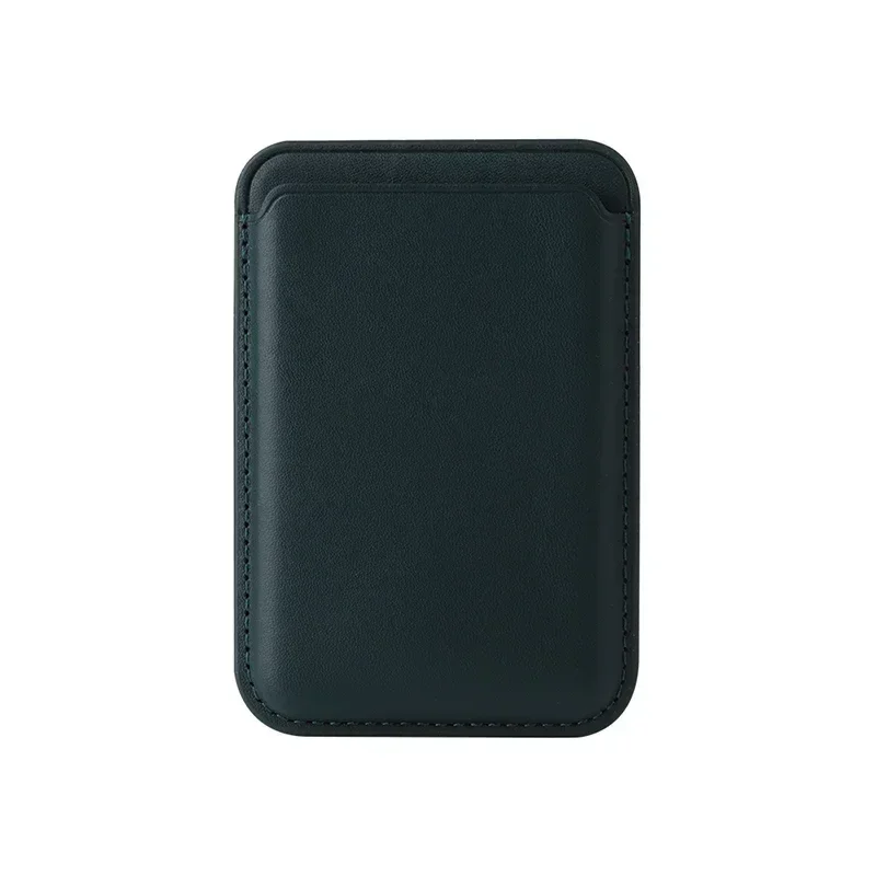 Magsafe Leather Magnetic Card Holder Wallet with Card Slots Accessory