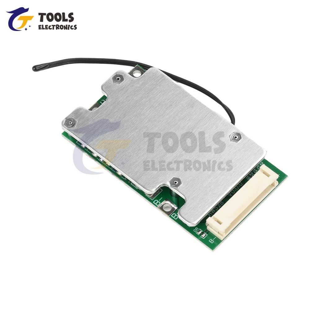 Enhanced Lithium Battery Protection Board with Equalization and Balanced Charging Capability, 30A 36V