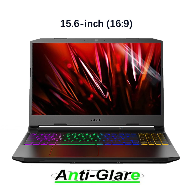 2X Proteggi Schermo Ultra Trasparente/Antiriflesso/Anti Raggi Blu Per Acer Nitro 5 An515-55 An515-57 An515-58 /Nitro 5 Amd An515-45 15.6"