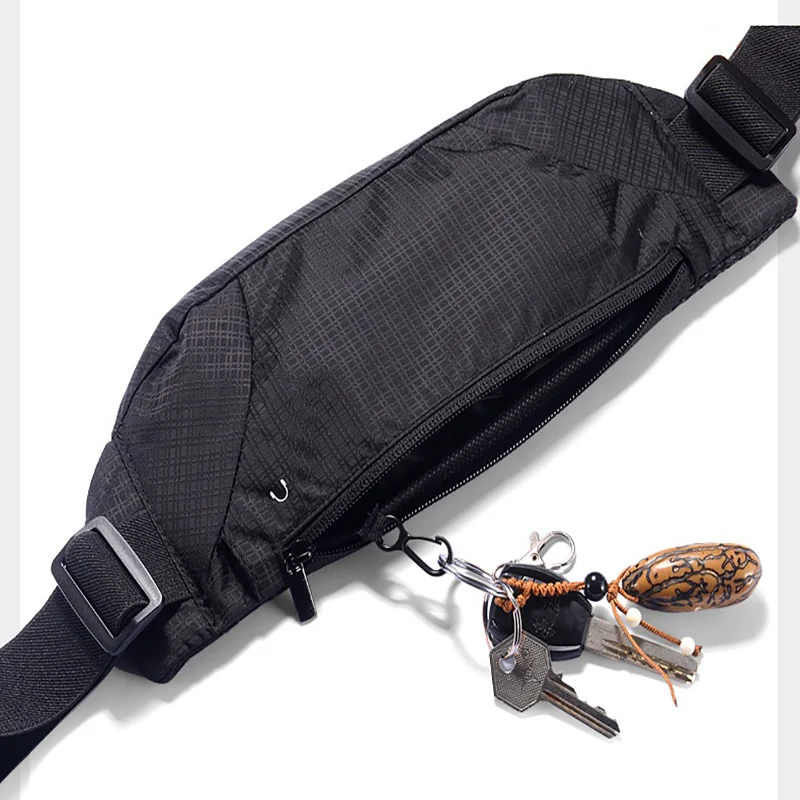 Fashion Minimalist Unisex Waist Packs Nylon Waterproof Crossbody Bag For Running Chest Bag