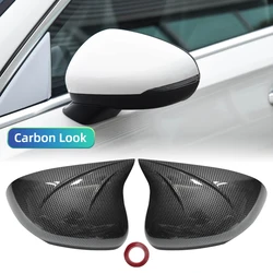 Sleek Black Side Mirror Cap Covers for Mercedes - Benz A Class (Carbon Look)