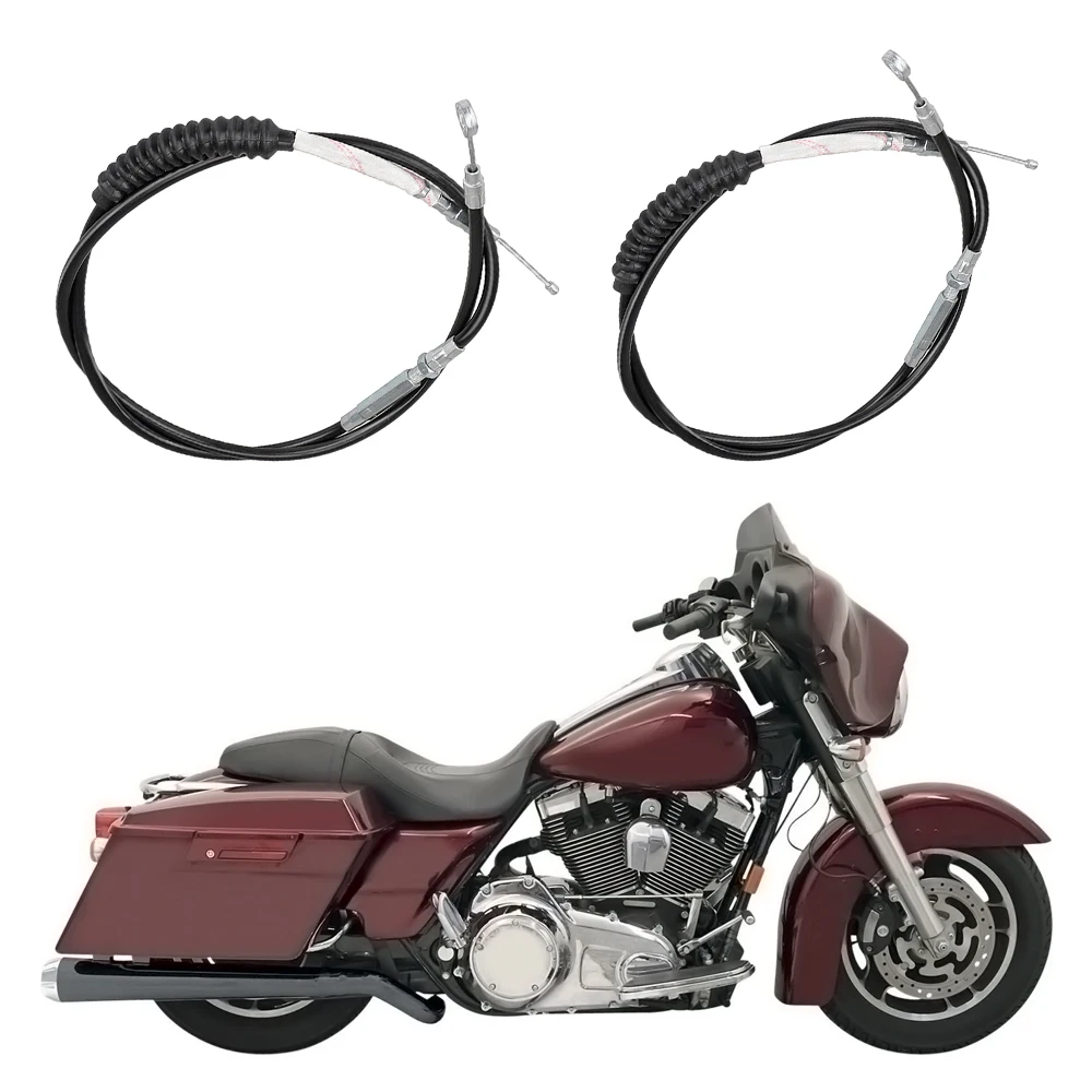 

230cm 180cm Motorcycle Clutch Cable Wire Line For Harley Electra Glide FLHTCU FLHTC FLHTK 2009 2010 2011 2012 2013