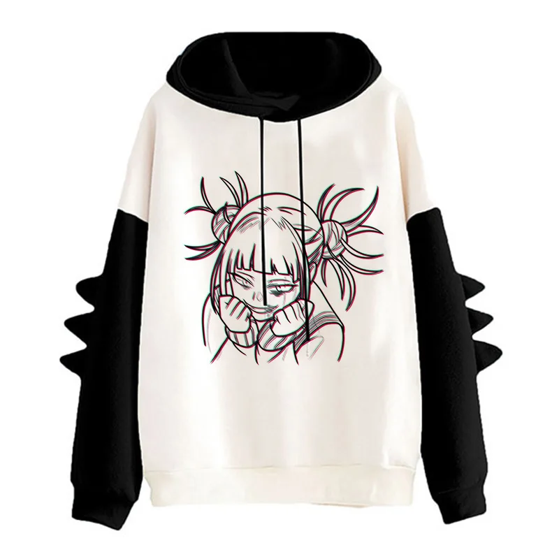 oversized sweatshirt Unisex My Hero Academia Hoodie Bakugou Japanese Anime Manga Sweatshirt Todoroki Boku No Hero Academia Kawaii Cute Hoody Harajuku fox racing hooded shirts & tops Hoodies & Sweatshirts