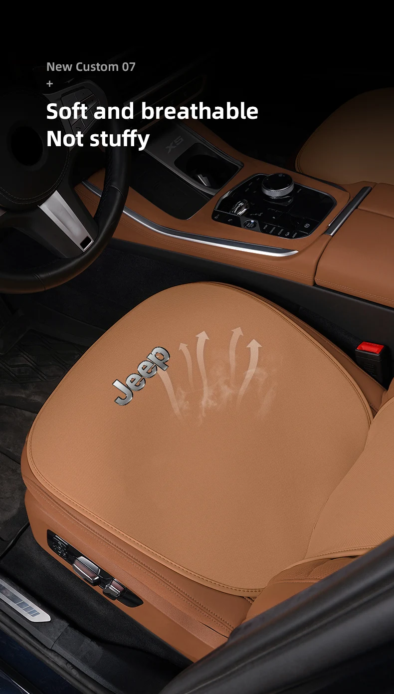 Autositzbezüge, schützendes Sitzkissen, Zubehör für Jeep Wrangler Grand Cherokee Compass Wagoneer Gladiator Avenger JK – Detail 4