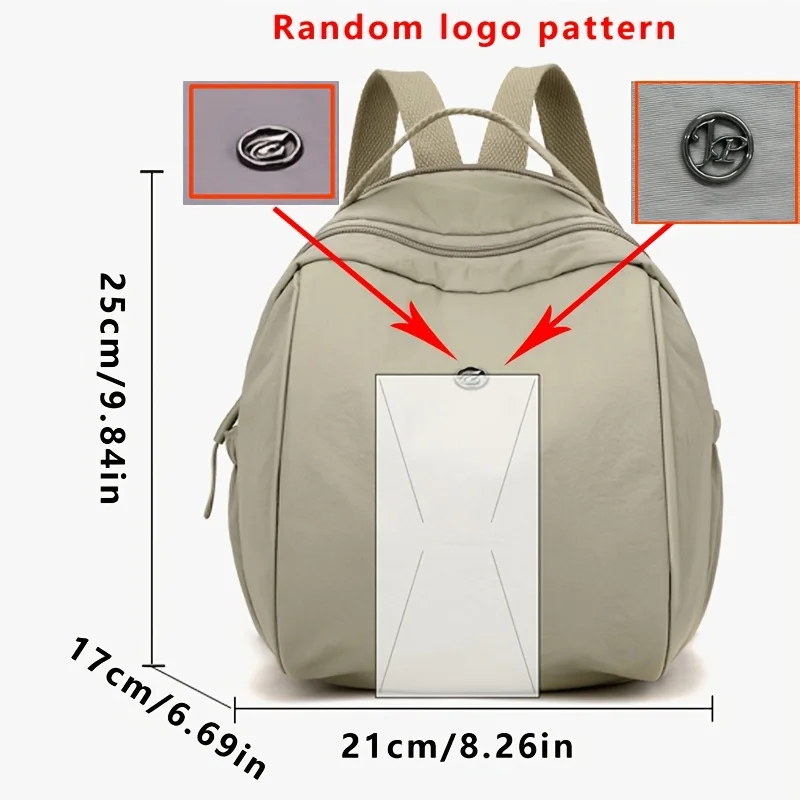 Large Capacity Women's Fashion Backpacks Nylon Shell Travel Backpacks Multi Layer Pocket Handbags For Women Travel