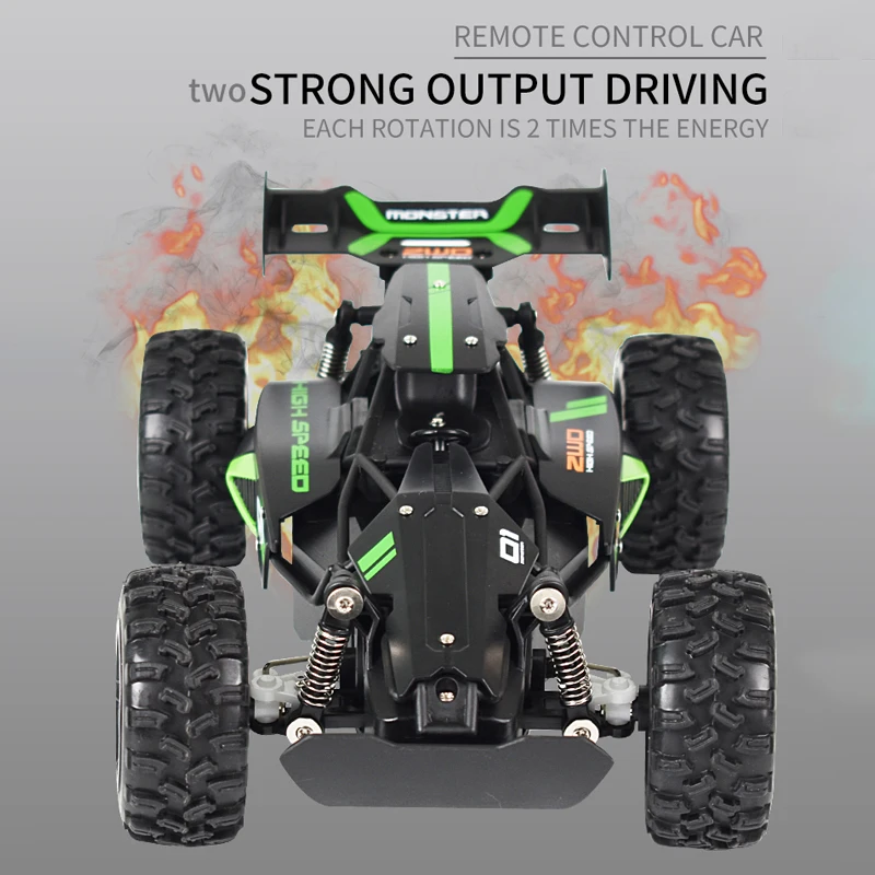 Rc Car Toys for Boys High Speed Remote Control Truck Cross-Country Cars Children Gift 2.4G Off-Road Vehicle 1:18 Electric Model 6