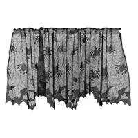 Foil Fringe Curtain Goth Clothes Fireplace Decor Mantelpiece Child Ghost Spider 1