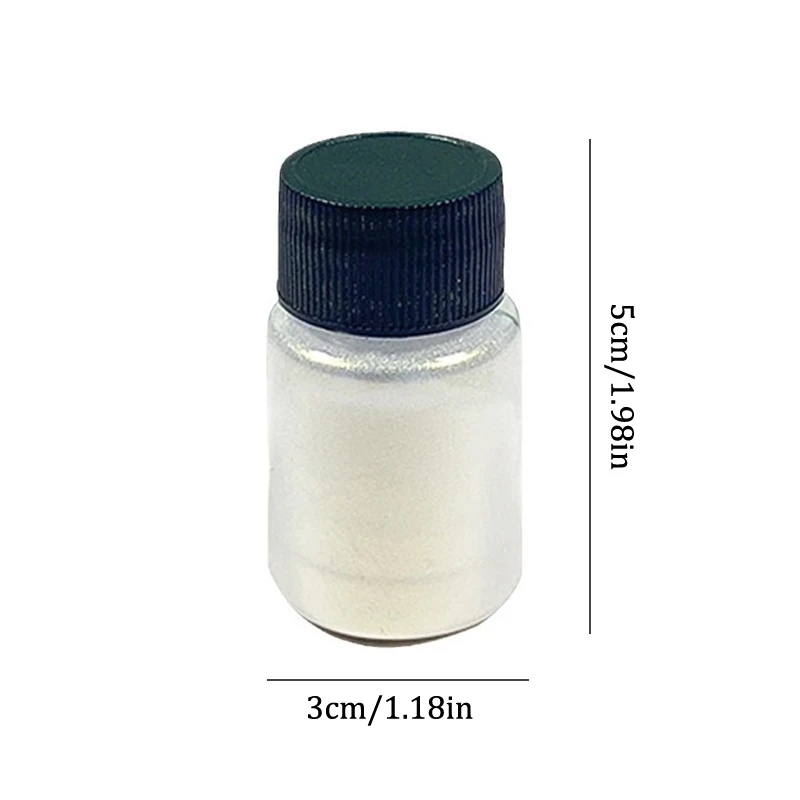 10g/Bottle 6 Color Pearlescent Aurora Chrome Nail Powder Iridescent Shell Powders Holographic Mirror Effect Nail Pigment Dust 6