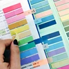 2400Pcs Stationery Index Tabs Self Adhesive Page Markers Transparent Waterproof Sticky Notes Classify Files Flags Posted It 4