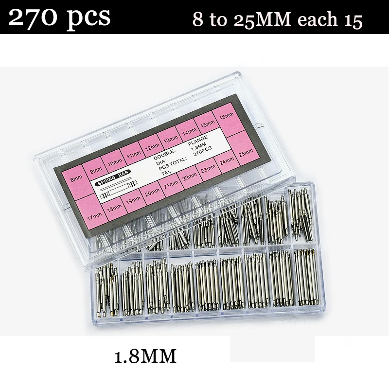 Fermoir De Rechange Pour Bracelet Montre - Barrette Ressort Tige 15mm - Acier