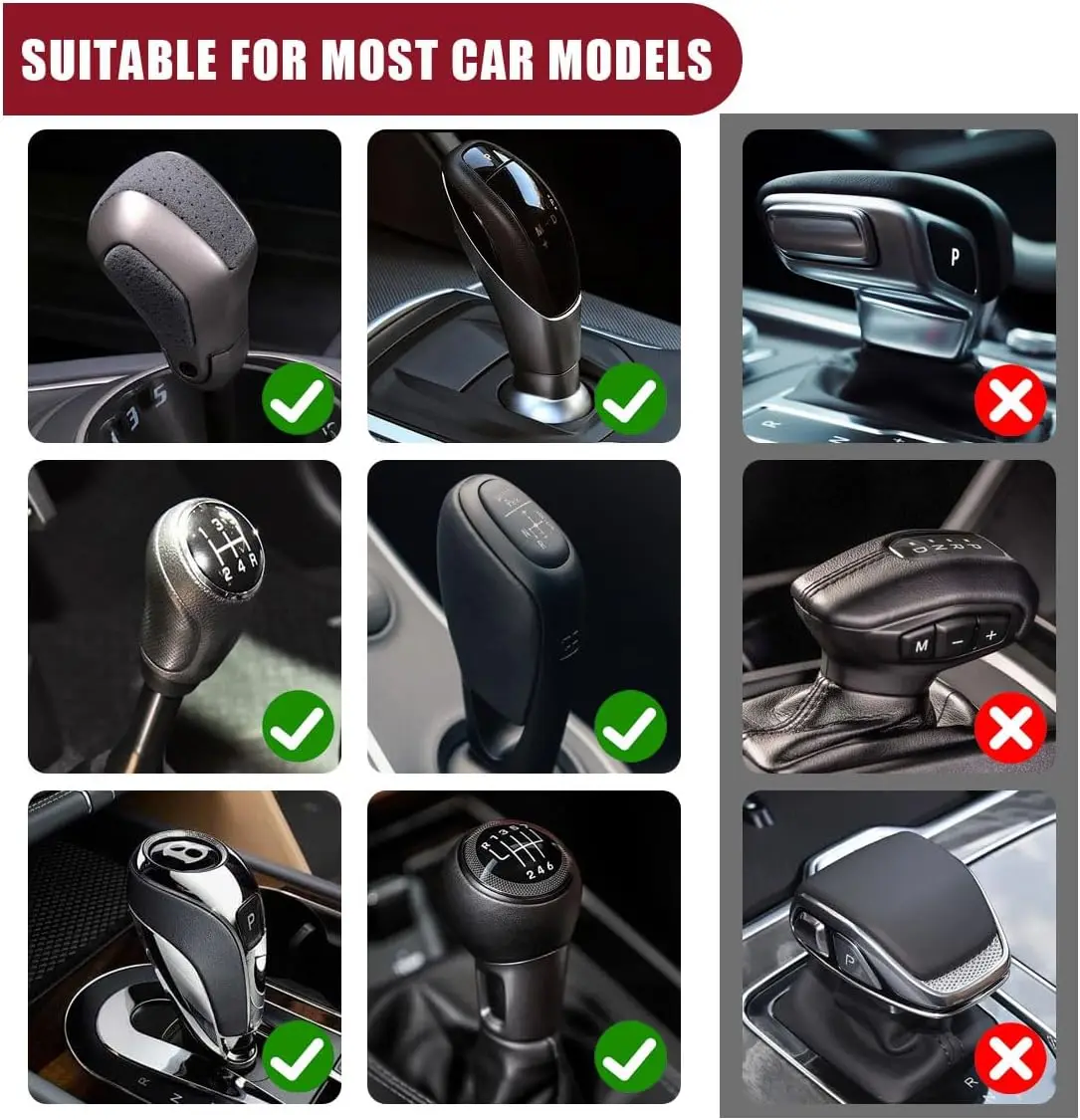 Gear Shift Hoodie Car Mini Shift Knob Cover Gear Handle Decoration Fit Manual Automatic Universal Car Lever Interior Decor