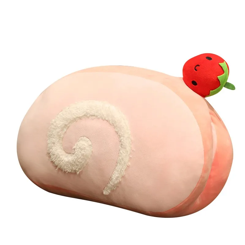 Nice  1pc 40cm Nice Simulation Fruit Cake Volume Plush Toy Pillow Office Waist Pad Sleeping Child Comforting Birthday Gift guitar pillow stuffed plush musical instrument ukulele toy kids toys birthday gift for child