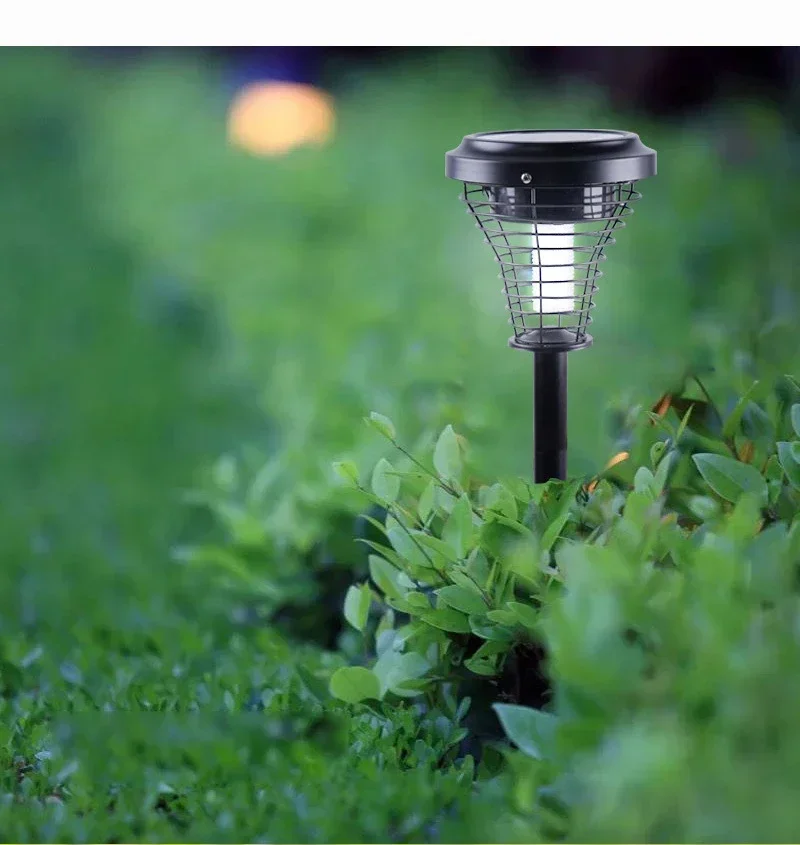 Solar-Powered Mosquito Killer with Dual-Light Modes & IP65 Waterproof LED for Camping and Gardens&zwnj; &zwnj;