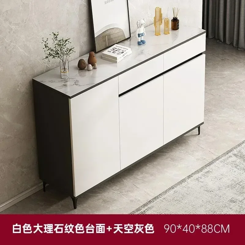 Modern kitchen Living Room Furniture Stainless Steel et Table Sideboard storage White Sideboard Cabinet Luxury Sideboards