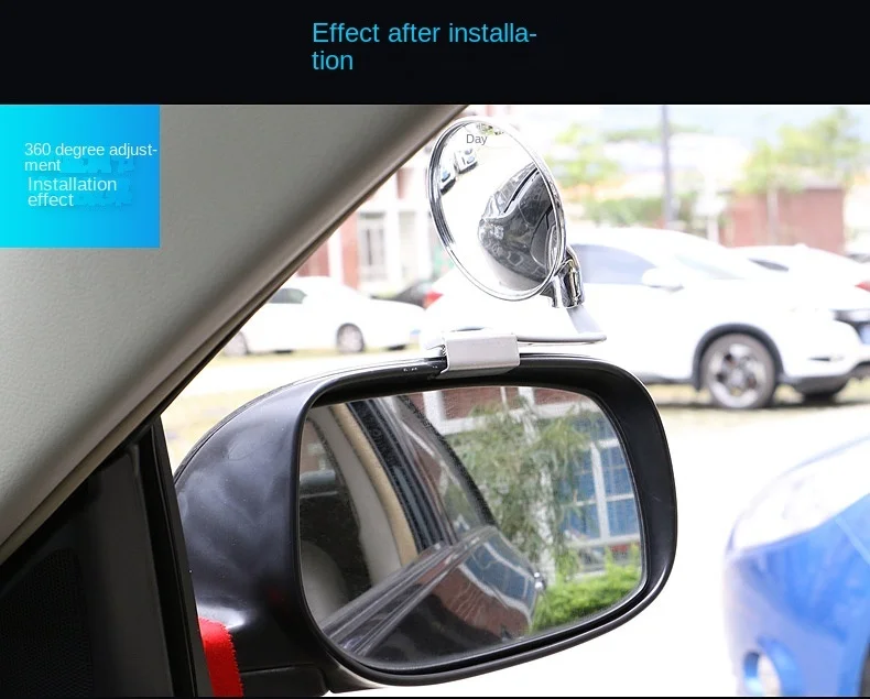 2 teile/satz auto toten winkel spiegel Auto Seite Konvexen spiegel Weitwinkel Runde Auto Fahrzeug Rückansicht miroir – Detail 13