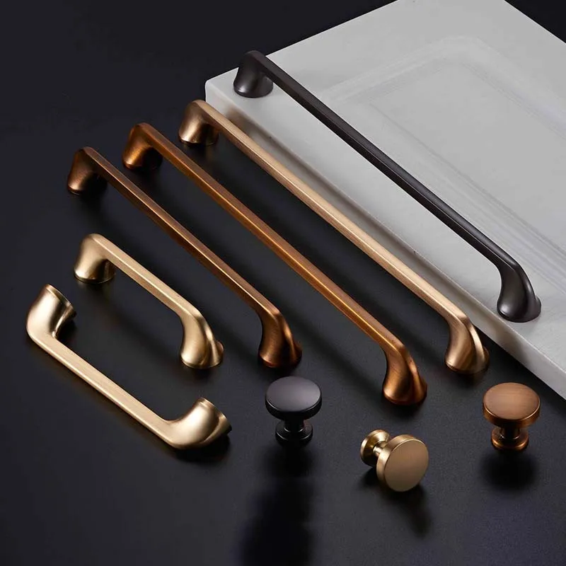 

Zinc Alloy Handle Cabinet Door Shoe Cabinet Wine Cabinet Handle European and American Style Handle Dressers for Bedroom Drawer