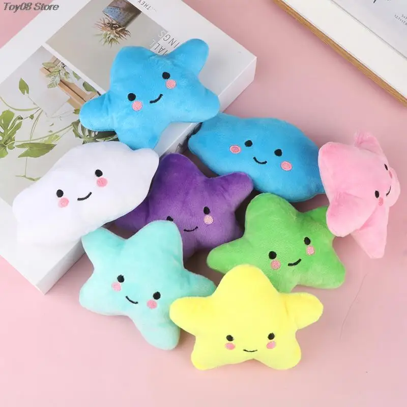 Creative Pillow Plush Cushion Toys,Star Pillow,Plush Toys,Stars And Moon Doll,Cloud Expression,Cute Toys,Nap Pillow Doll for Kids Children Girls