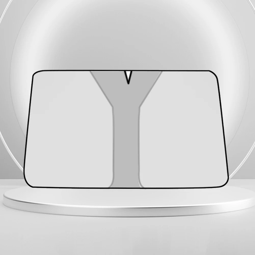 Windshield Sun Visor Anti-infrared Front Window Protection Parasol UV Reflective Car Sun Shield Silver Coated for Auto SUV Truck