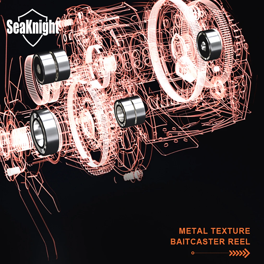 Seaknight Metal Master Bass Fishing Reel CNC Aluminum Spool Bait Casting Reel Weight 225G Max 8KG Sea Fishing Tackles