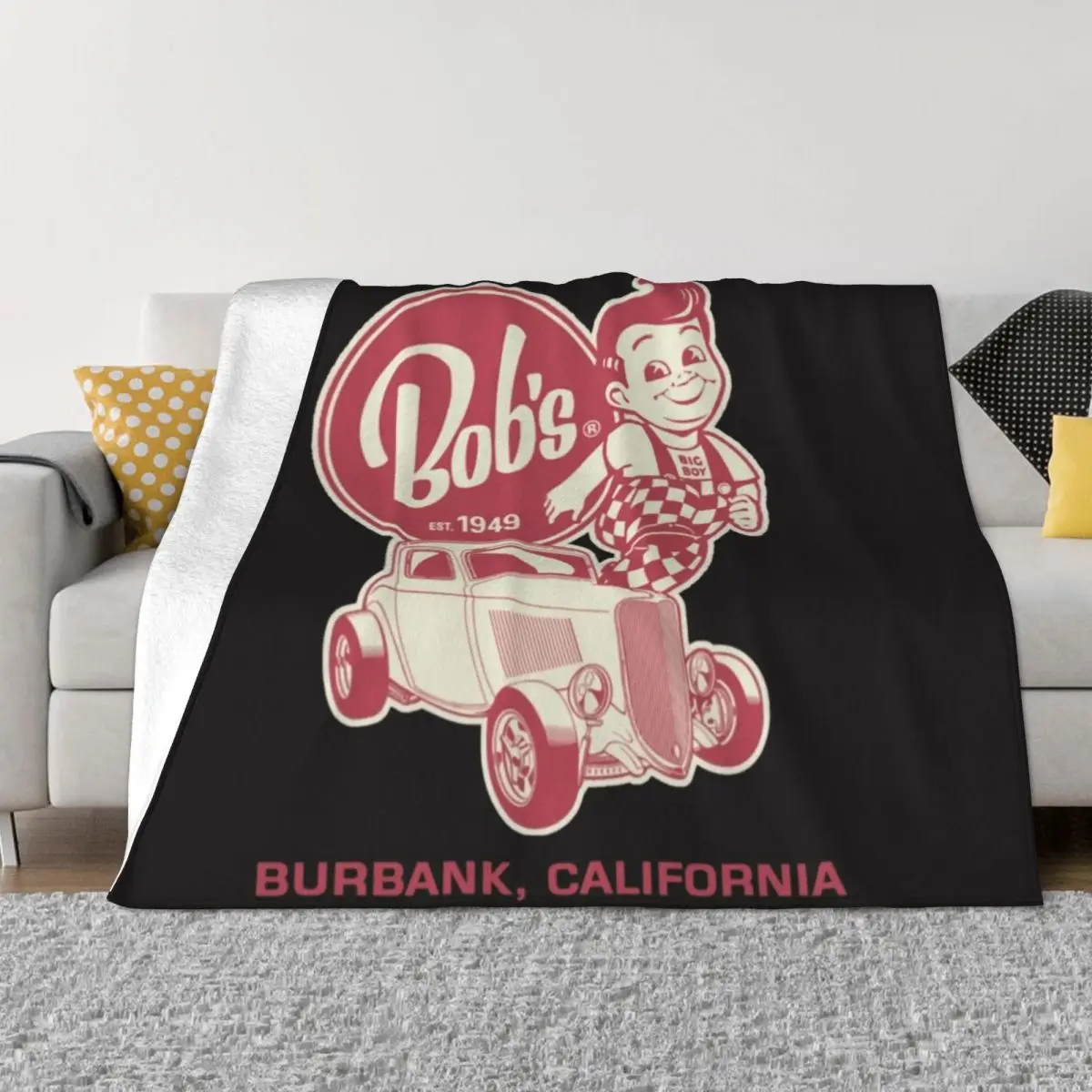 

Bob_s Big Boy Throw Blanket warm for winter Moving Comforter Blankets For Baby Blankets