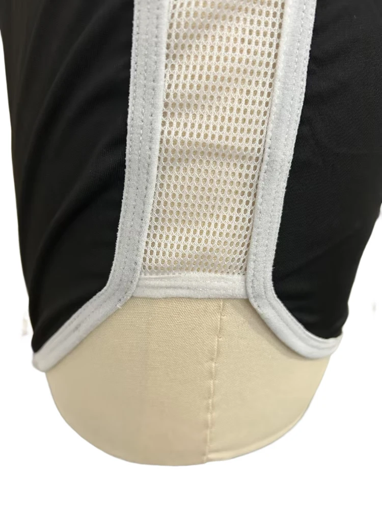 2024 Summer High Waist Side Hollow Out Sport Shorts Women Stitching Stretchy Trousers Slim Fit Short Pants Run Exercise Yoga
