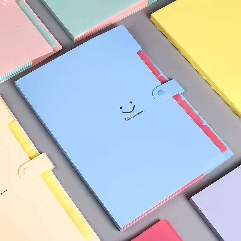 Organ Folders Documents A4 Budget Planner Envelope Large Capacity Five Layer Layered Label for Office School Supplies Stationery