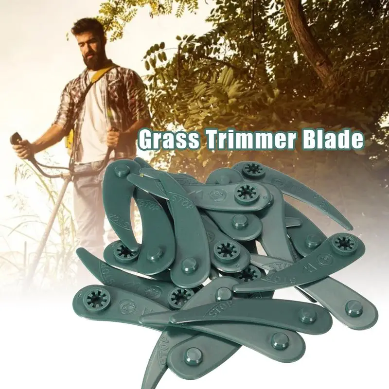 Grass Trimmer Replacement Plastic Blades For Bosh ART 23-18Li ART 26-18Li Grass Trimmers Polymer Blade Cutting System 25PCS