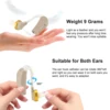 Mini Hearing Aid audifonos for Elderly Portable Sound Amplifier Rechargeable Adjustable Hearing Aid for Seniors усилитель звука 3