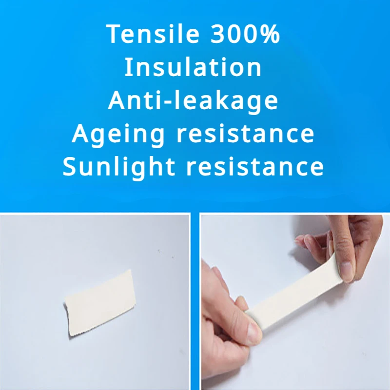 Super strong waterproof silicone adhesive duct tape for leak sealing and insulation repair