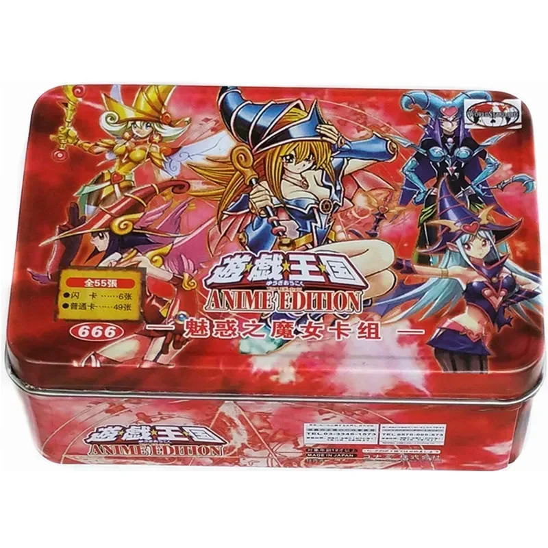 Yu-Gi-Oh Carta Da Battaglia Da Collezione Dark Magician Dark Magician Girl Blue-Eyes White Dragon Gioco Da Tavolo Combattimento Carta Da Collezione