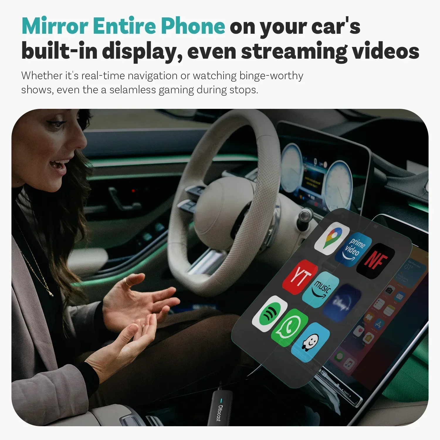 Ottocast Mirror Touch Bluetoothユニット Mirror Touch