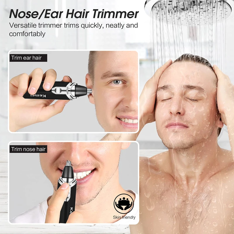 Kemei Nose Hair Trimmer Nasal Wool Implement Nose Hair Cut Washed Trimmer Clipper And Hair Razor Epilator Remover Nose Hair BEST SELLERS