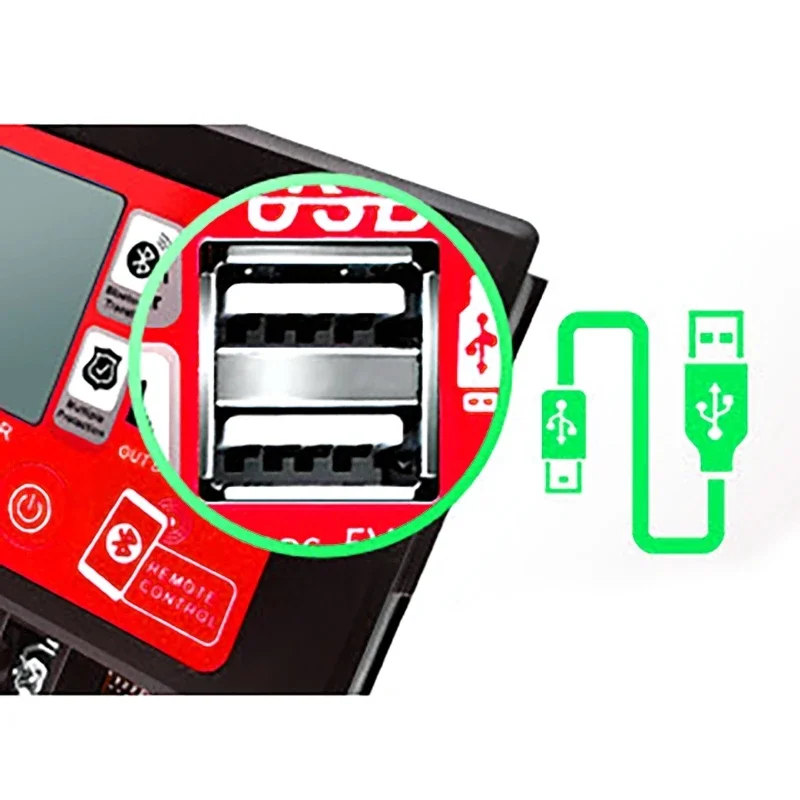30A 60A MPPT Solar Controller 12V 60V Bluetooth WIFI Embedded Snap-on Energy Storage Panel Battery Smart Regulator LCD Display solar controller
