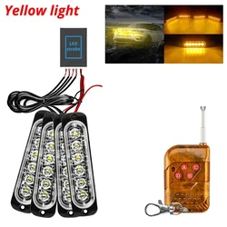 Wireless LED Strobe Warning Light (Yellow)