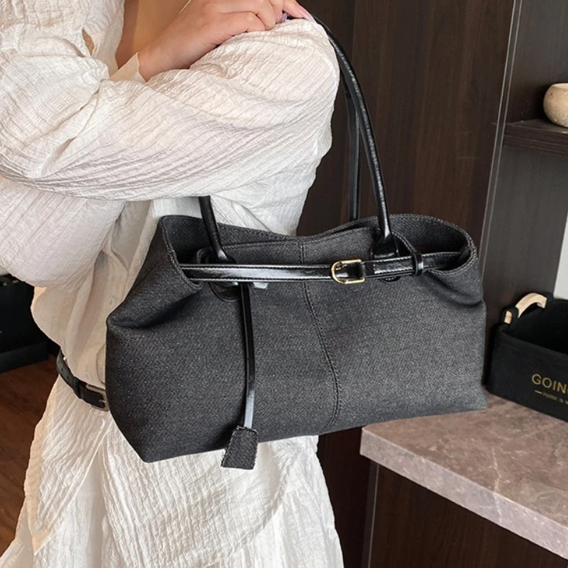 2026 High Quality Fashionable Versatile Commuting Handbag Simple Casual Large Capacity Single Armpit Shoulder Bag for Women