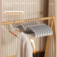 Short Neck Clothes Hanger Home Use Space Saving Neck Narrowing Low Hanger Clothes Storage High Aesthetic Anti-Shoulder Corner 1