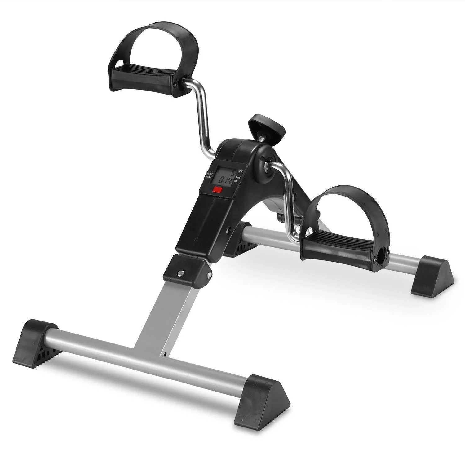 

Foldable Portable Pedal Under Desk Exercise Bike Mini Cycle Pedal with Display Screen