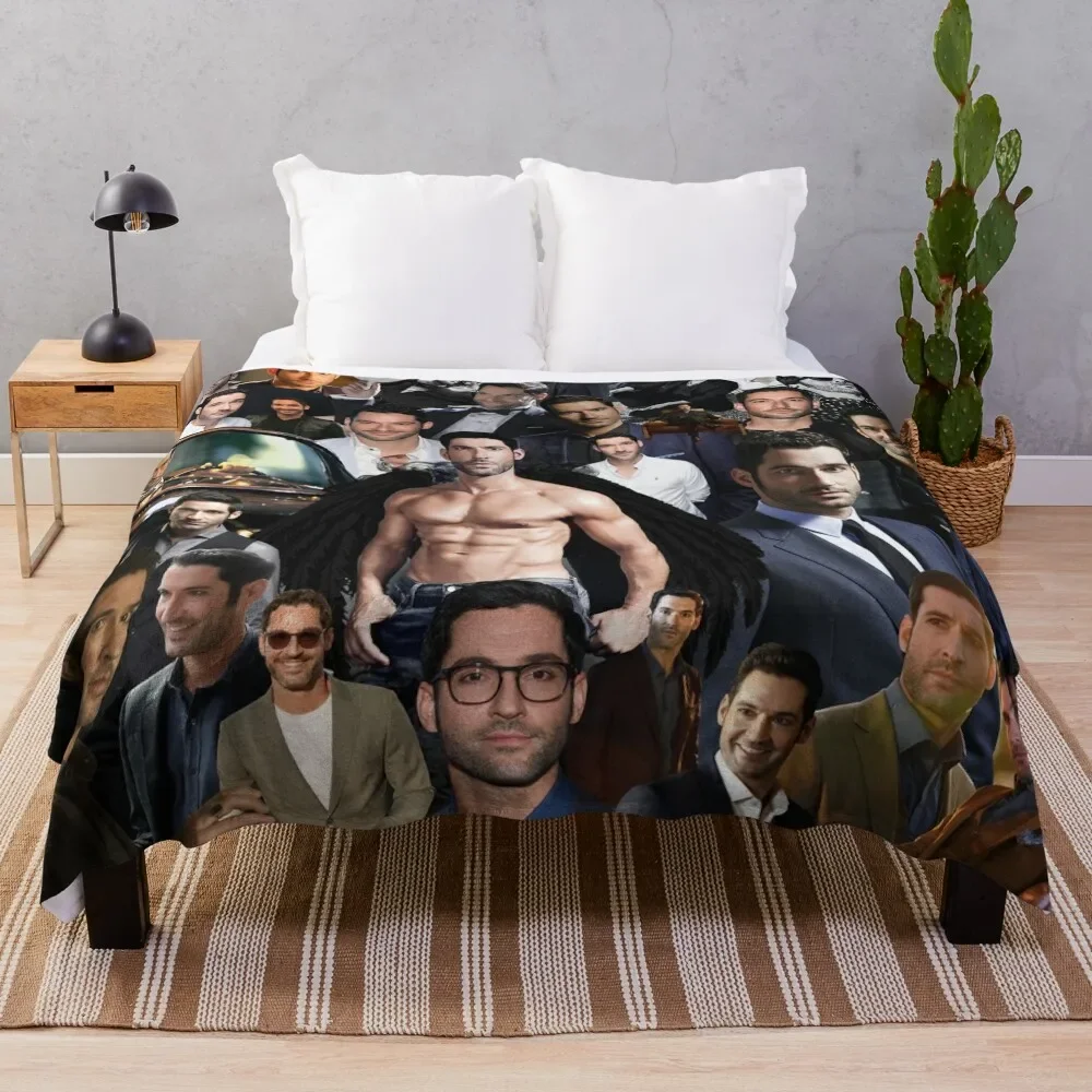 Tom Ellis Throw Blanket Summer Beddings Thermals For Travel bed plaid Blankets