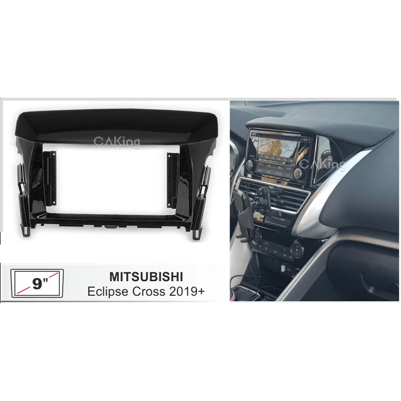 9 inch Car Fascia Radio Panel for Mitsubishi Eclipse 2005-2012 Dash Kit Install Facia Console Bezel GPS Plate Trim Adapter Cover - 34 9 inch Car Fascia Radio Panel for Mitsubishi Eclipse 2005-2012 Dash Kit Install Facia Console Bezel GPS Plate Trim Adapter Cover - 34