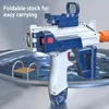 Children Automatic UZI Electric Backpack Water Submachine Gun Fights Summer Toy Water Guns Outdoor Beach Swimming Pool for Adult 6