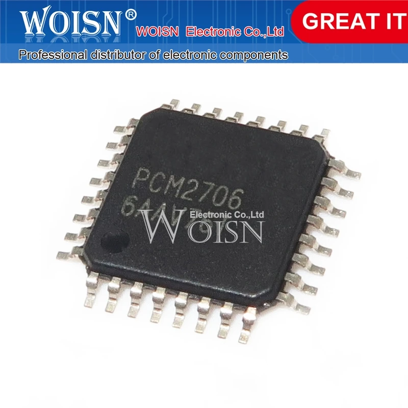 

5PCS PCM2706C PCM2706 TQFP-32