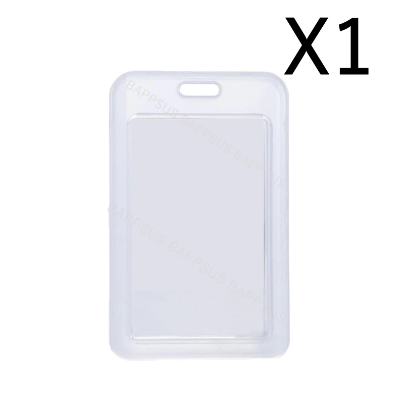 Transparent Waterproof Card Holder Sleeve - Clear Protector for ID, Credit, and Business Cards