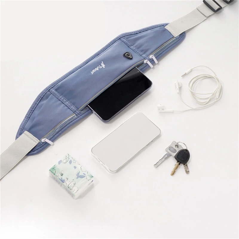 Outdoor Waterproof Invisible Running Waist bag Sports Fanny Pack Men Women Hidden Black Gym Bags Phone Accessories Backpack 5