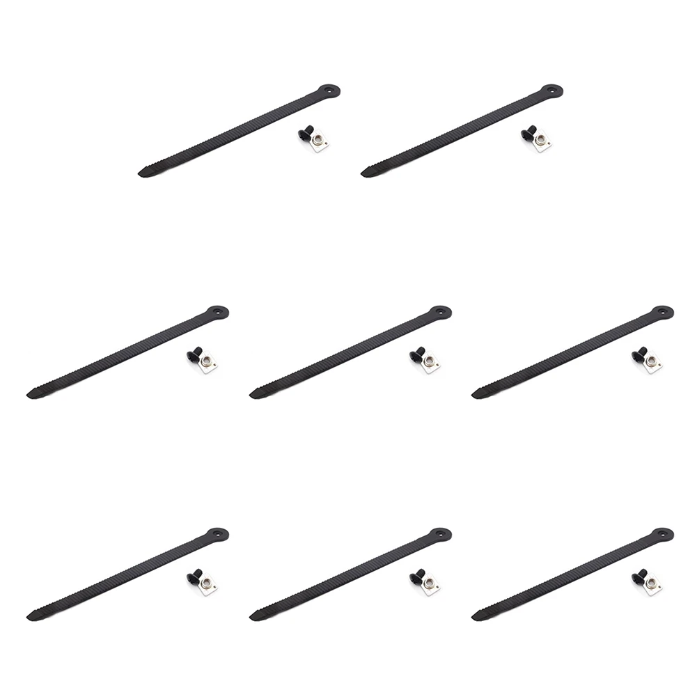 

8pcs Skate Buckle With Screws Snowboard Ankle Ladder For Most Snowboard Bindings Skates Snowboards Sneakers Bike Bags For Winter