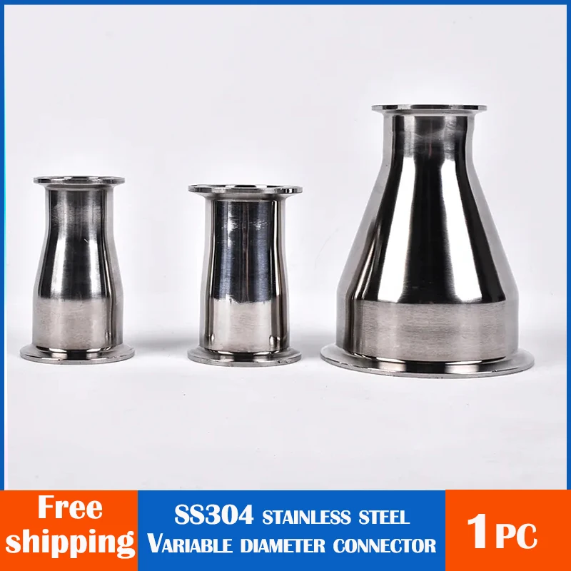 Tubo Redutor Tri Clamp Virola Redutor Adaptador od 19 25 32 38 45 51 6376 89 102 108 mm Aço Inoxidável 304