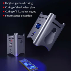 Aixun UV Curing Lamp With Built-in Battery Cool Down Fans BGA Motherboard LCD Screen Green Oil Curing Lamp Support Type-C Charge